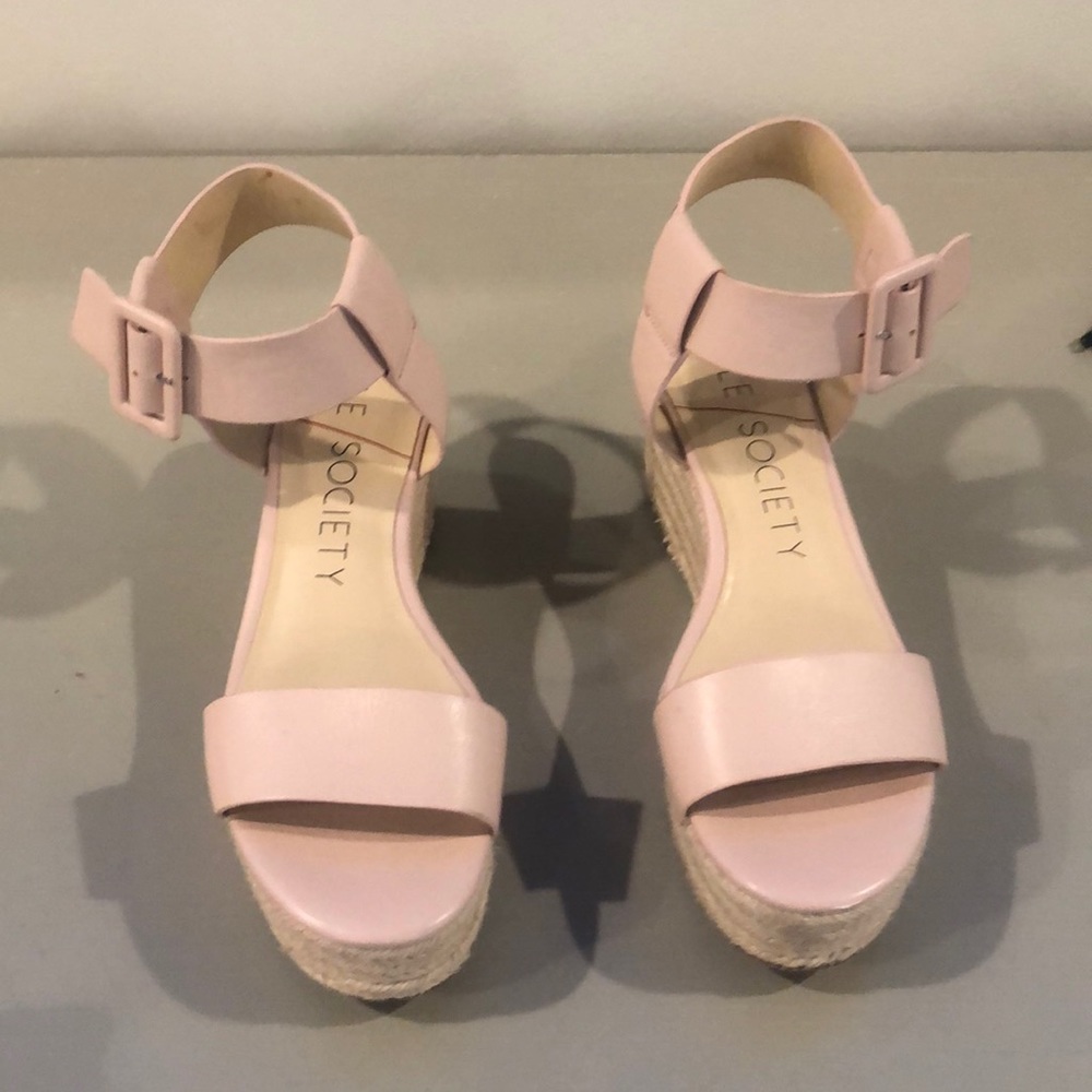 Sole Society light pink sandals